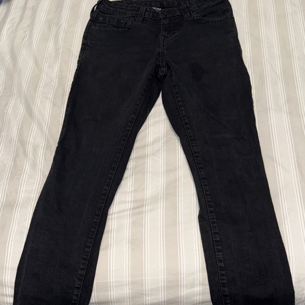 True Religion Kids Charcoal Skinny Jeans